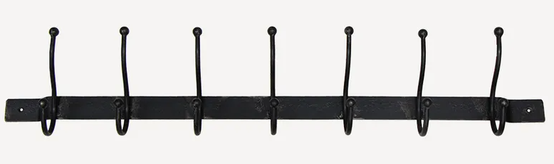 Old Metal 7 Hook Bar