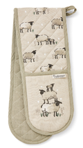 Double Oven Glove Highland Sheep