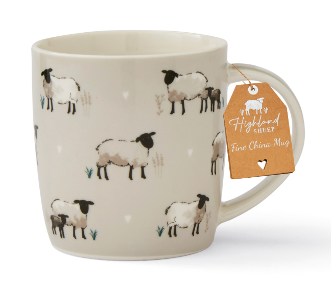 Highland Sheep Barrel Mug