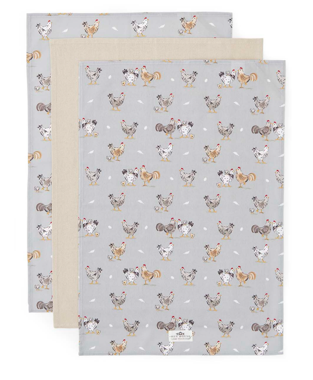Hen House Tea Towel set of 3