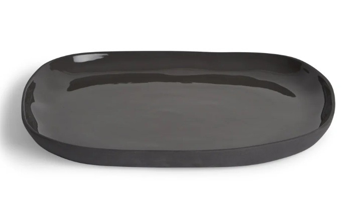 Marmoset Found Cloud Square Platter Charcoal