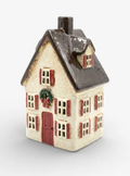 Alsace Tea Light Tall Villa with Bow Wreath