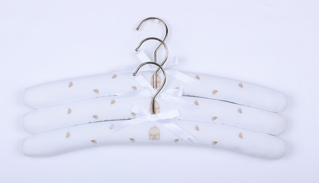 Embroided  Hanger  Bee Hive