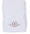 Facecloth Bee Embroidered set of Two