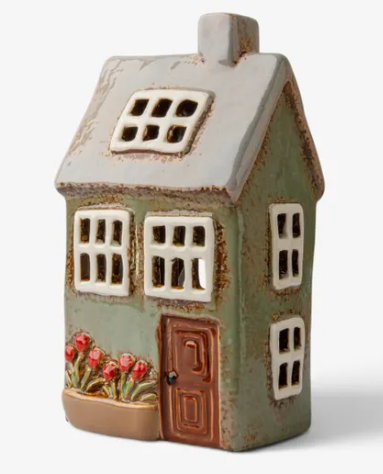 Alsace Tea Light  Devon Petite  Cottage Light  Sage