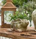 Celadon Rabbit Planter