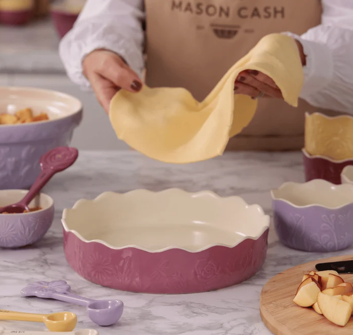 Mason and Cash Meadow Pink Pie Dish