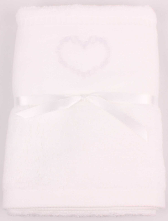 HandTowel  Embroidered Hearts