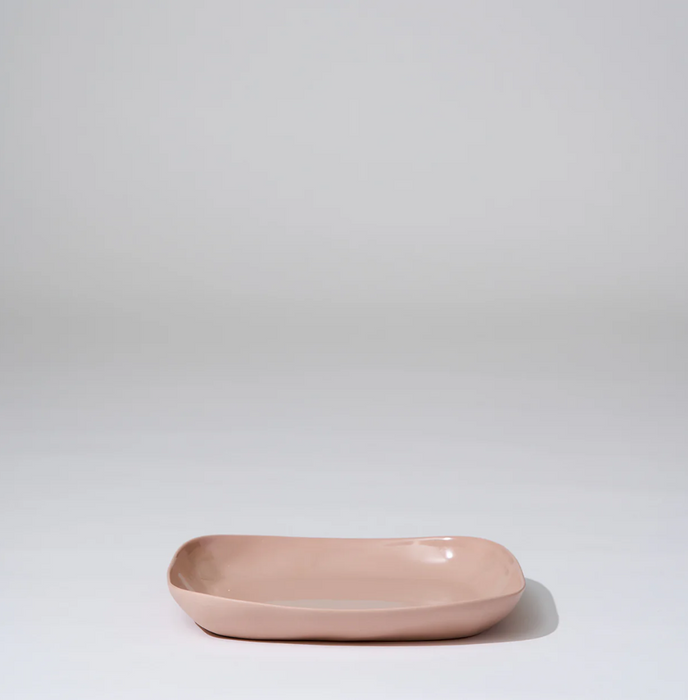 Cloud Square Platter Icy Pink (M)