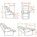 Cocoon Recliner Chair Twin Motor xxl
