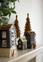 Alsace Tea Light House Navy