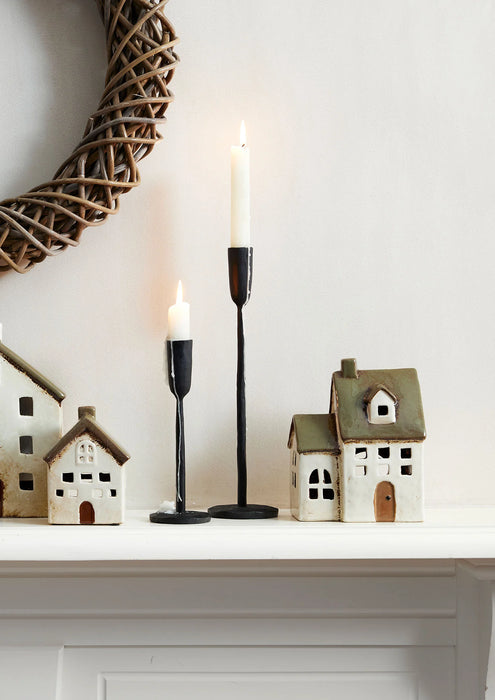 Alsace Tea Light Chapel Olive Green