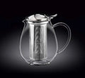 Tea Pot Oval Glass 600ml