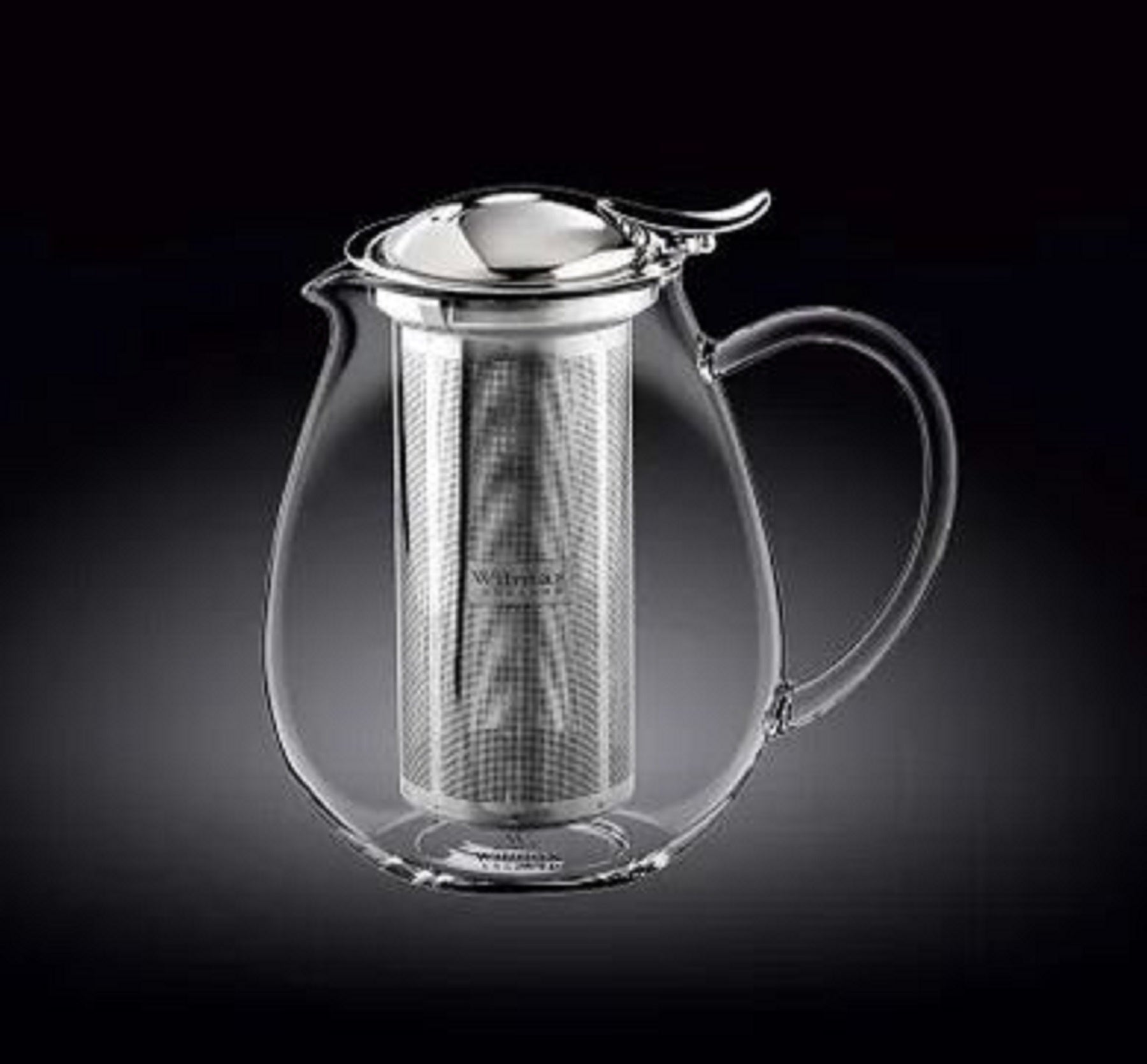 Tea Pot Oval Glass 600ml