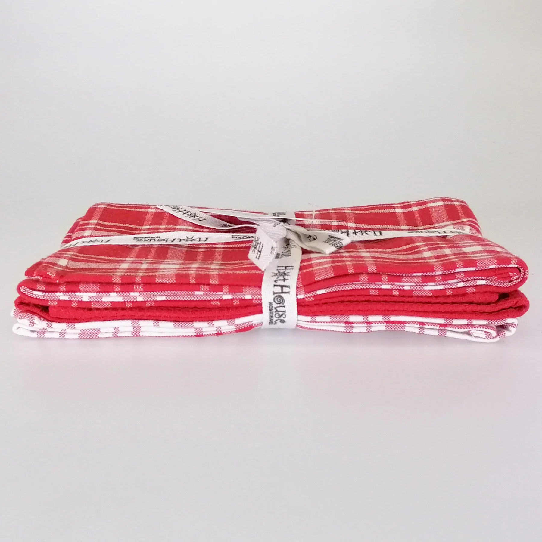Tea Towels Dallas Red - Set of 3