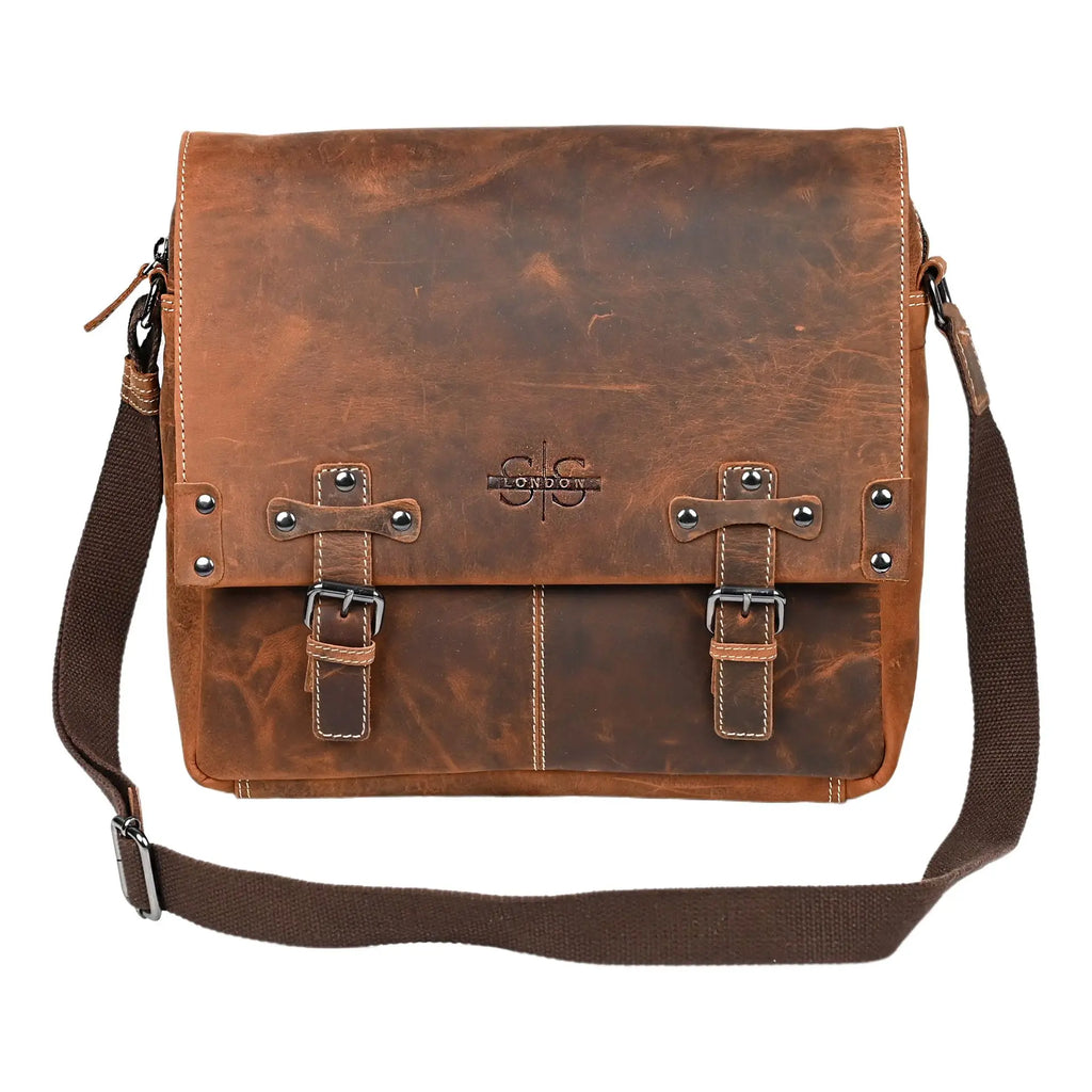 S&S London  Rugged Collection Messenger Bag