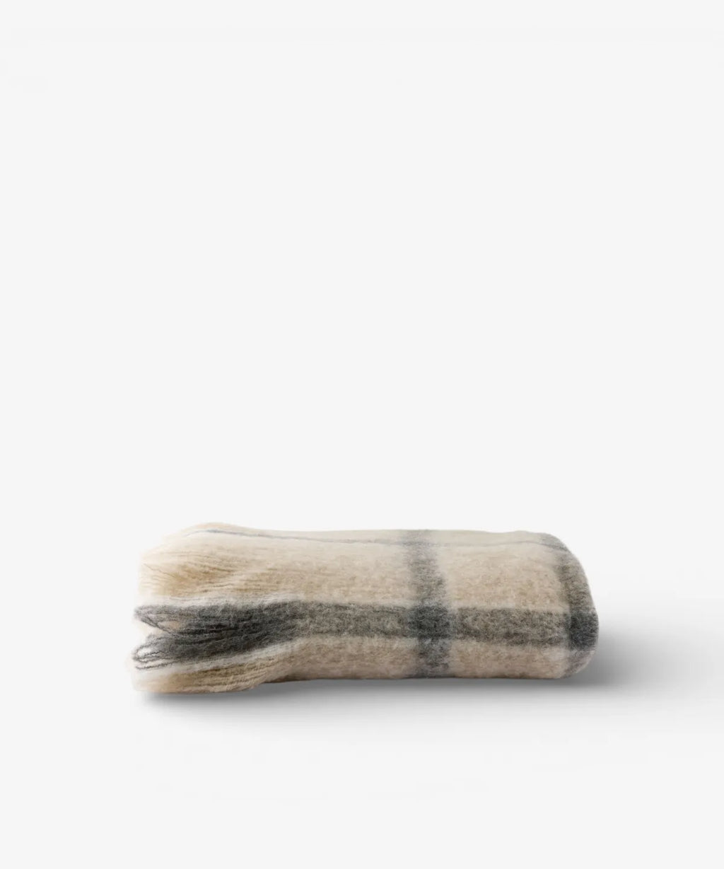 Throw Juniper Check Grey
