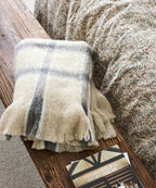 Throw Juniper Check Grey