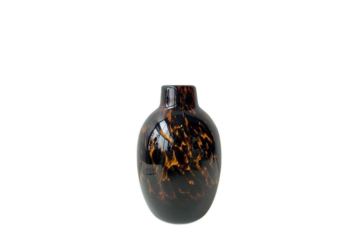 Tortoiseshell tall bud vase