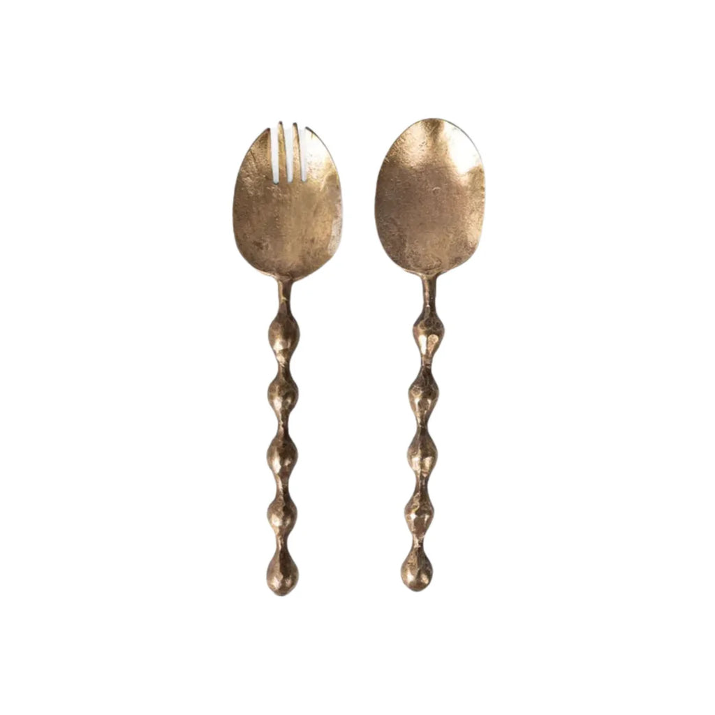 Salad Servers Bobble Forged