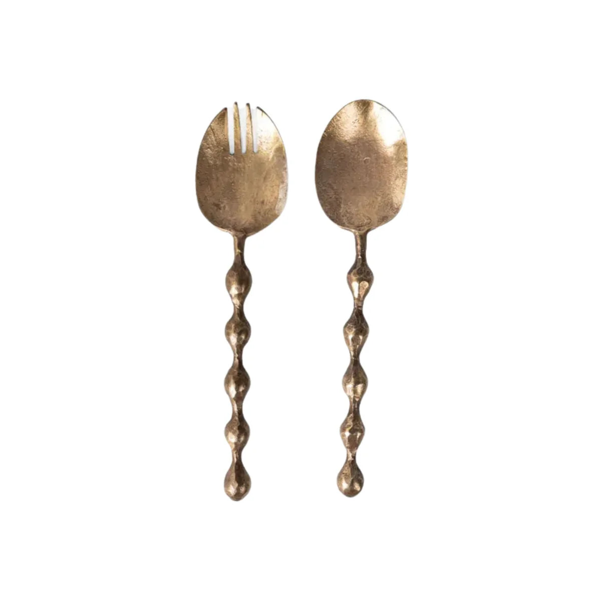Salad Servers Bobble Forged