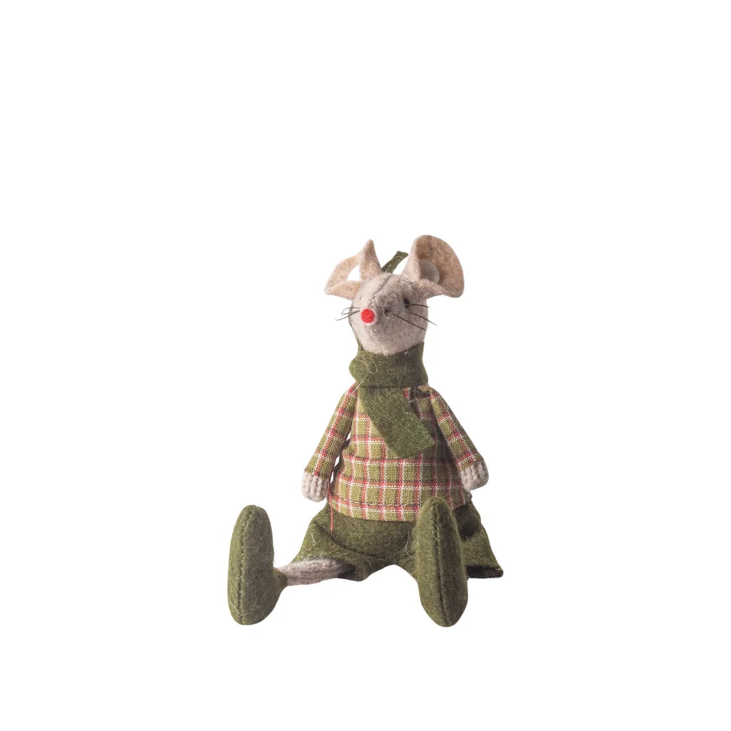 Green Billy Mouse Sitting
