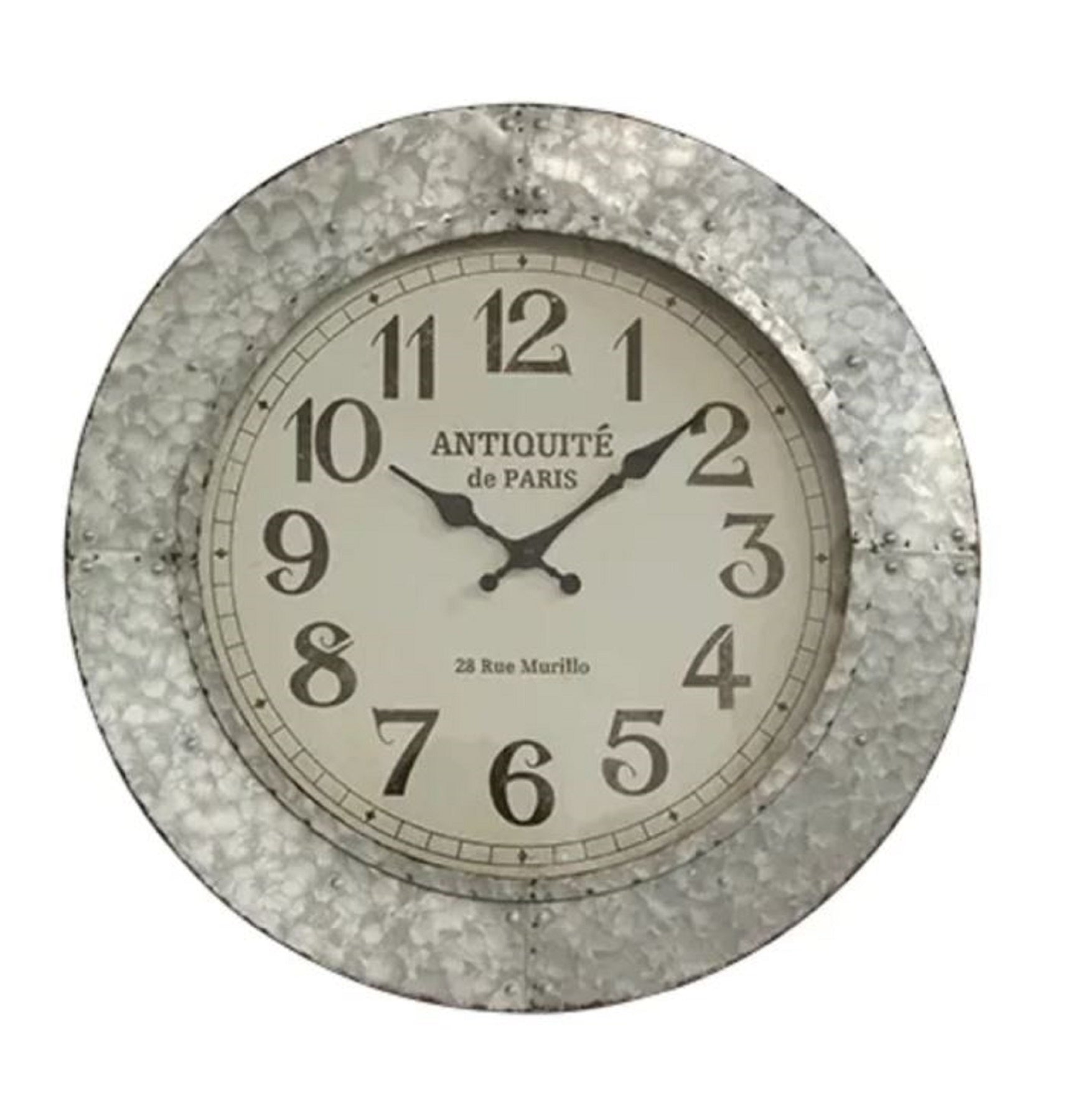 Wall Clock Antique de Paris Metal