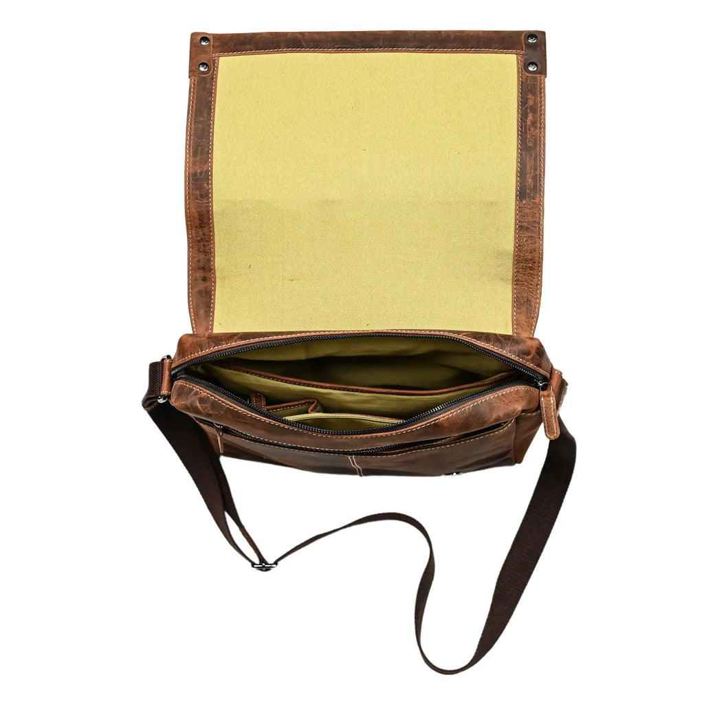 S&S London  Rugged Collection Messenger Bag