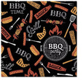 Napkin Lunch BBQ
