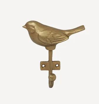 Birdie Iron Wall Hook Gold