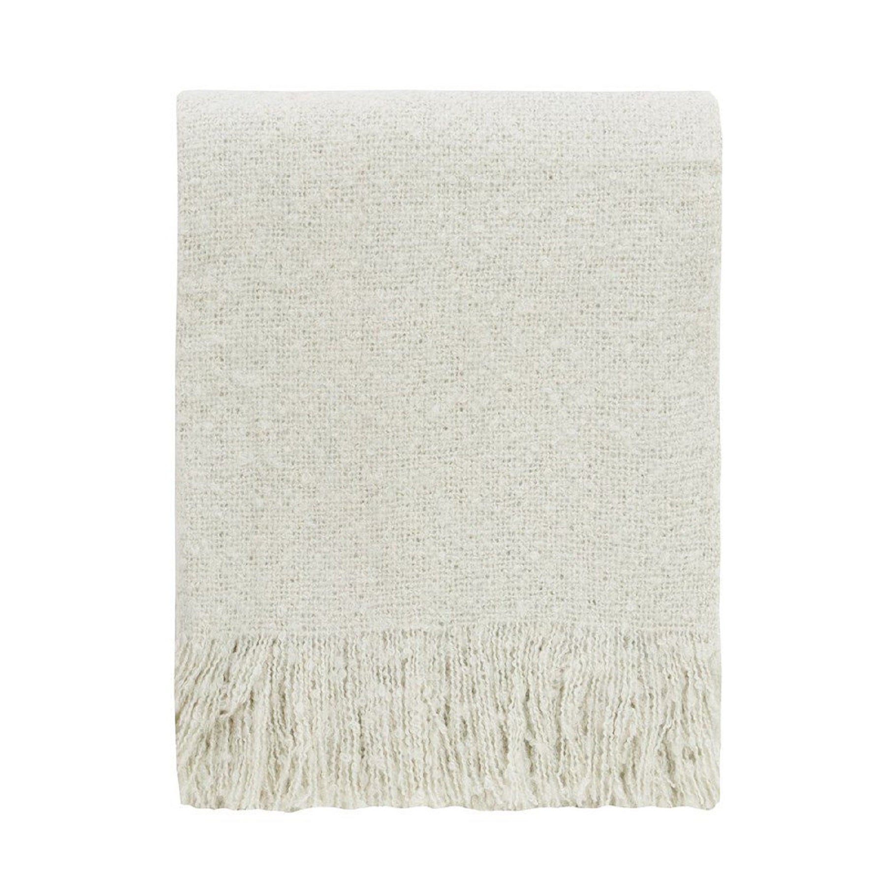Cosy Throw Bone White