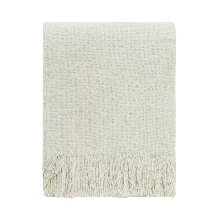 Cosy Throw Bone White