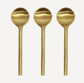 Brass Salt Spoon set of Three