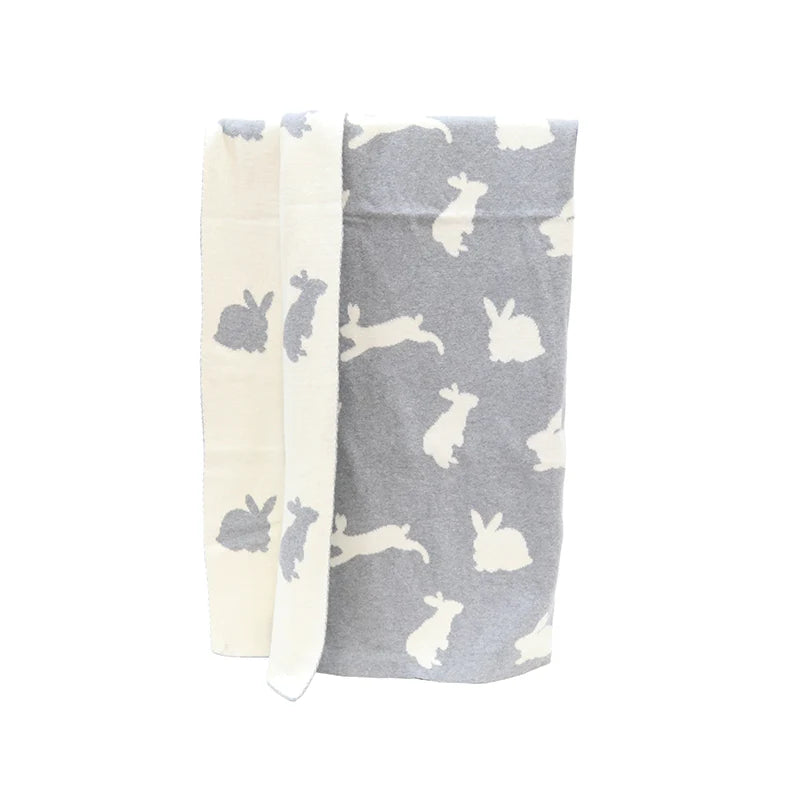 Throw Cotton Multi Bunny