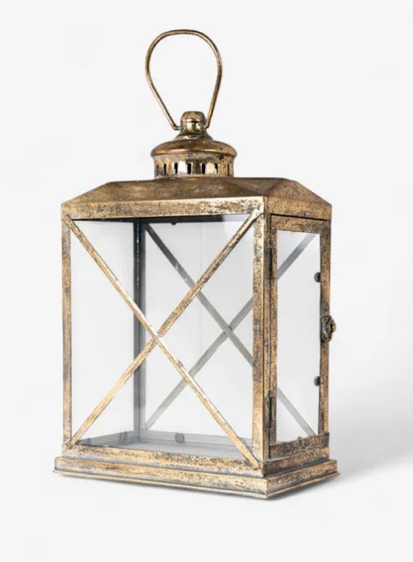Lantern Calypso Small Aged Gold