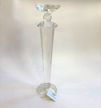 Crystal Cut Candle Holder Large