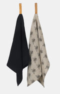 Everyday Tea Towels set of two Charcoal