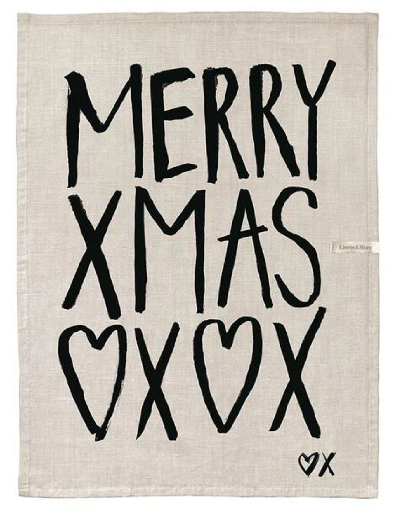 Christmas Kisses Tea Towel
