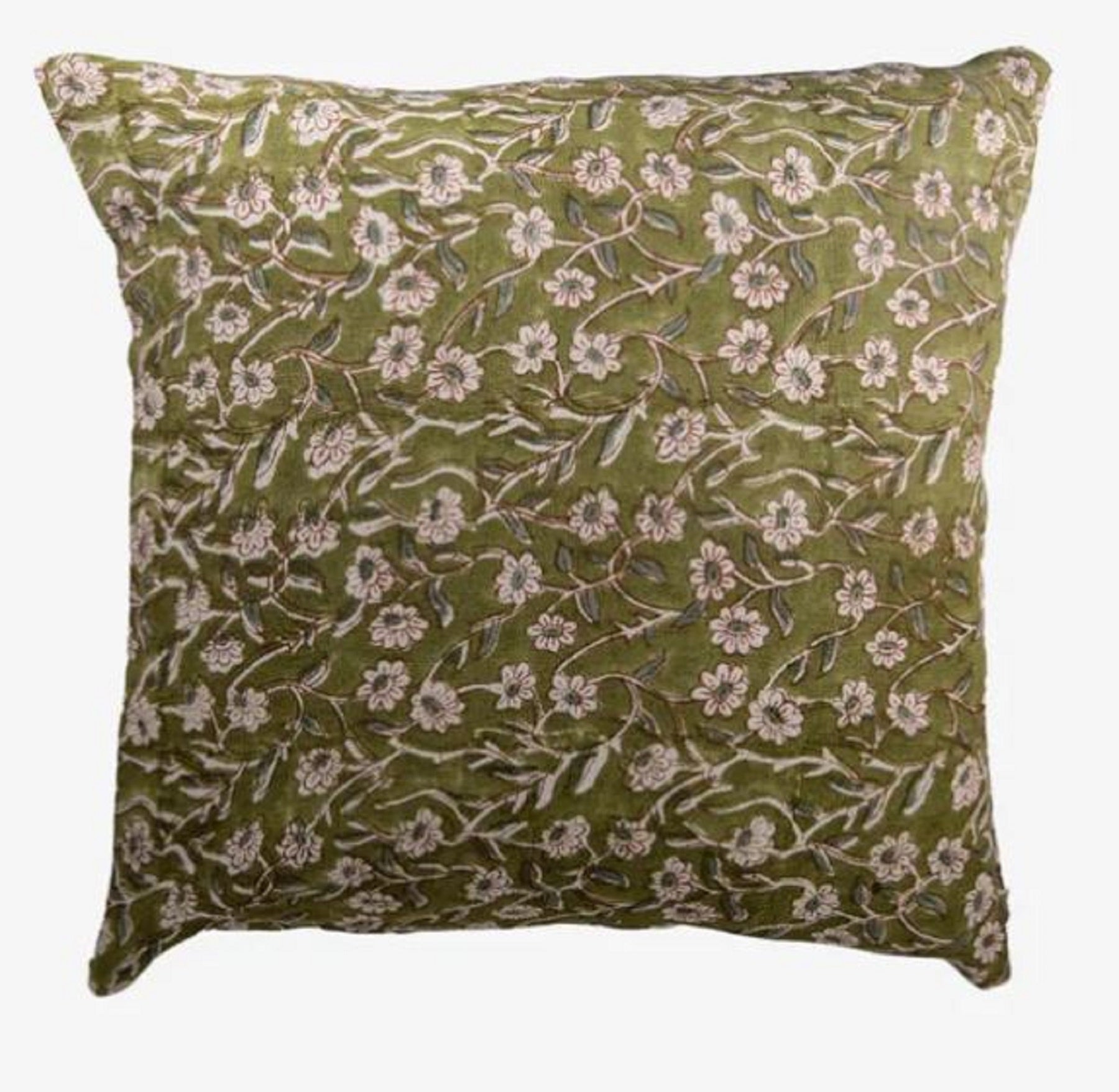 Cushion Cover Handblocked Daisy