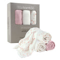 Muslin Wraps set of 3 Dusty Pink