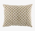 Cushion Cover Flower Handblock Velvet