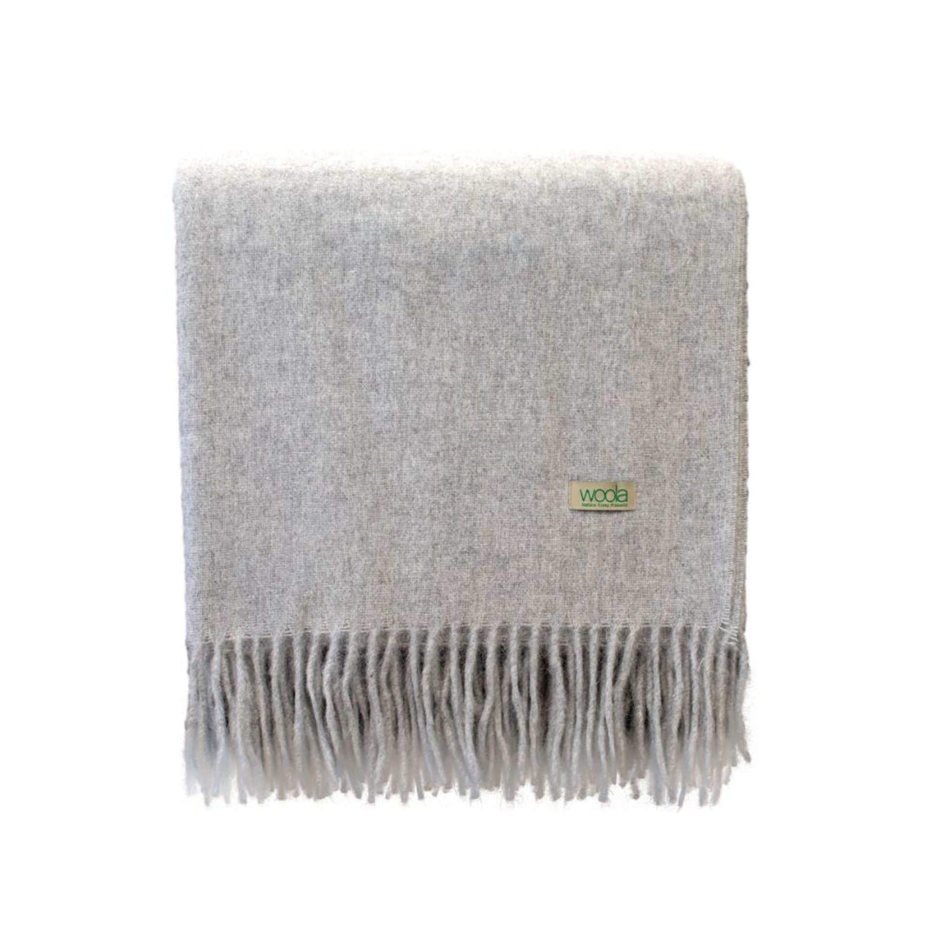 Throw  Alpaca Merino Classic Fog