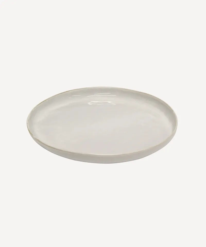 Franco Rustic White Charger Plate