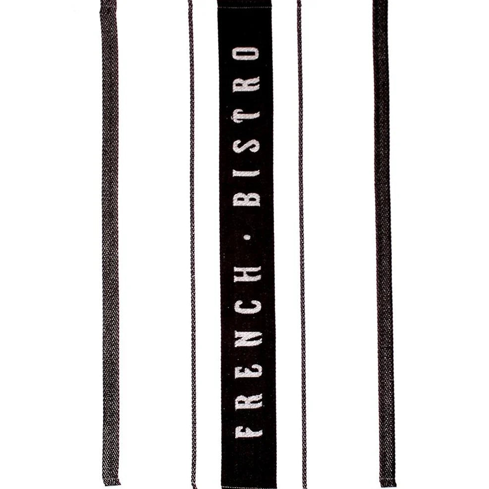 Tea Towel French Bistro Black