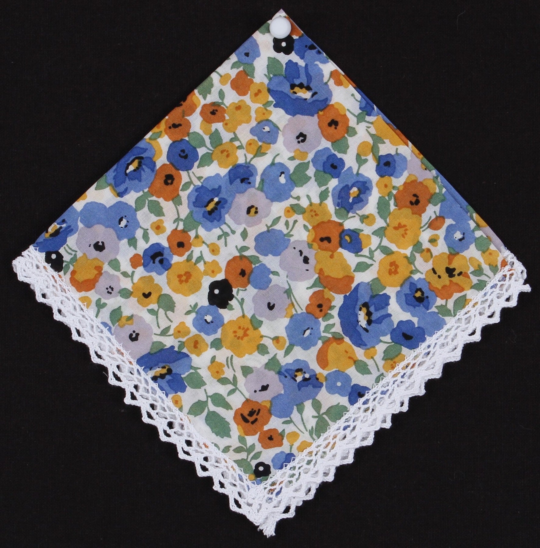 Handkerchief Gold Floral