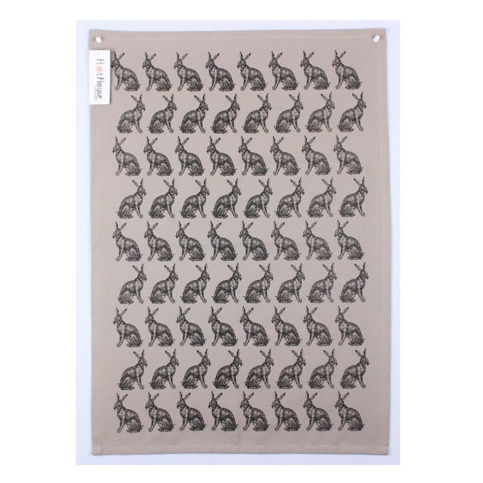 Tea Towel Hare