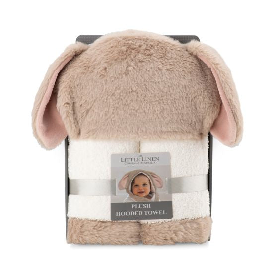 Hooded Plush Towel Harvest Bunny