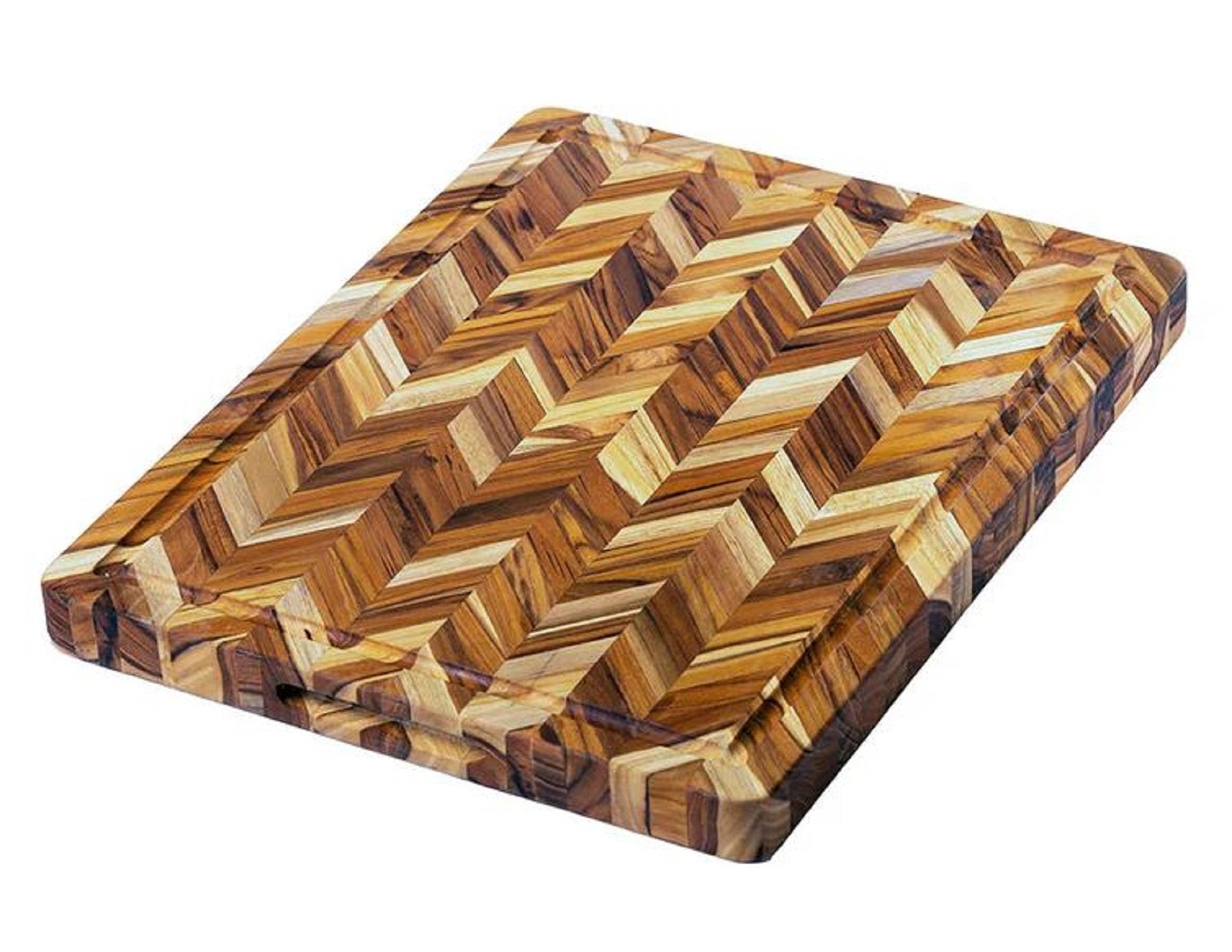 Wooden Herringbone Cutting Board