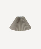 Pleated Linen Shade 35cm Taupe