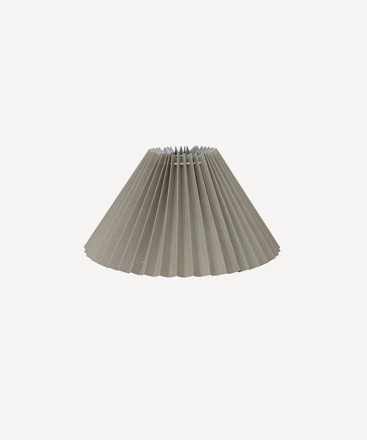 Pleated Linen Shade 35cm Taupe